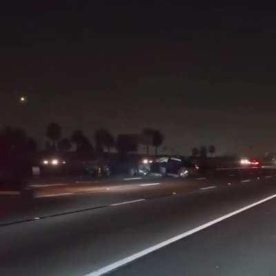 Hazard lights would have been helpful