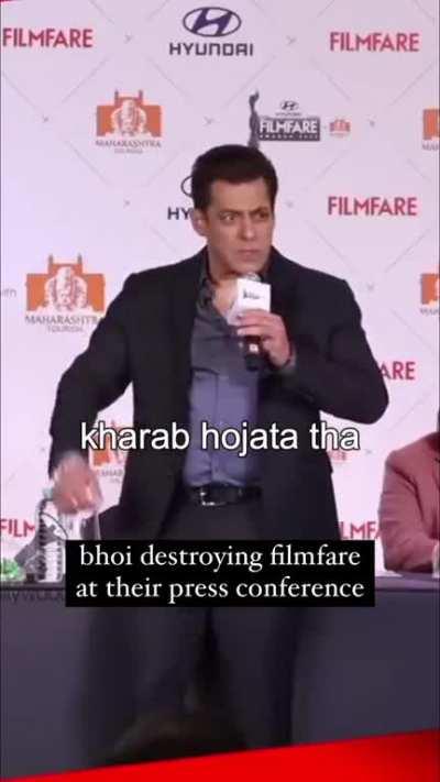 What's the context of Bhai destroying Award shows?