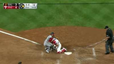 [Highlight] MV3 Bryce protects the lead by gunning down Severino at the plate