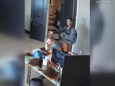 For awhile, you've suspected your girlfriend has been fucking your bully behind your back. So, you decided to review the home security footage. Are you upset by what you find?