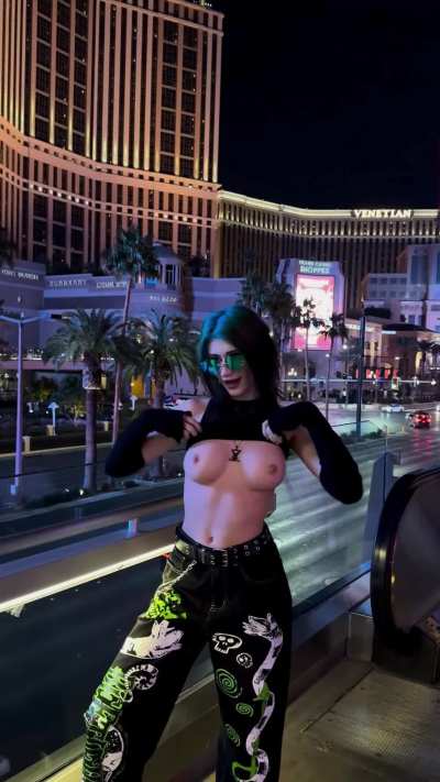 I was a little embarrassed to do it in front of so many people