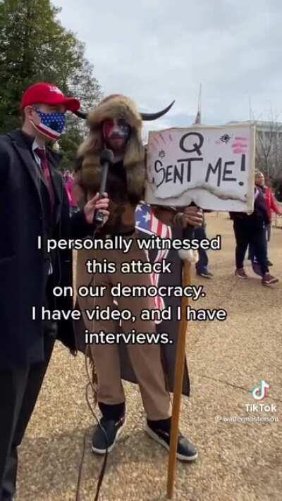 I’m sure the Q shaman is losing his mind over the conservatives calling him Antifa...