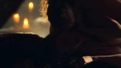 Millie Brady's dimly lit plot from 'The Last Kingdom'