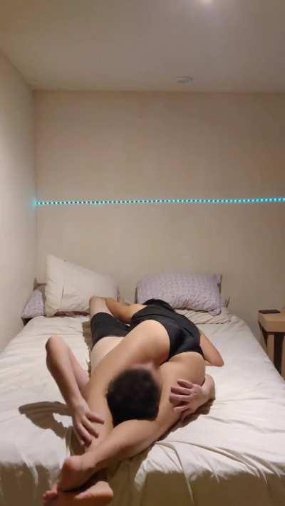 My GF loves scissoring me. Gonna post more content on Fansly.com/SeductiveDomination