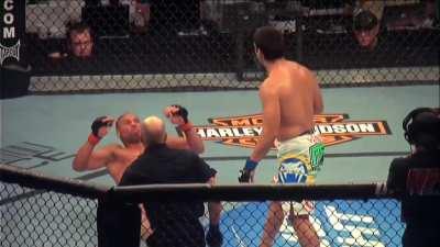 UFC First Crane Kick KO by Lyoto Machida