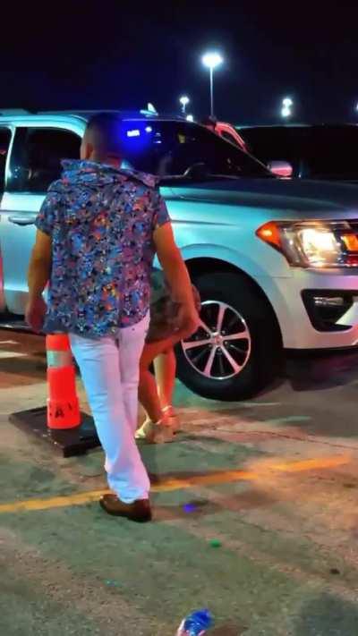 Fight outside concert