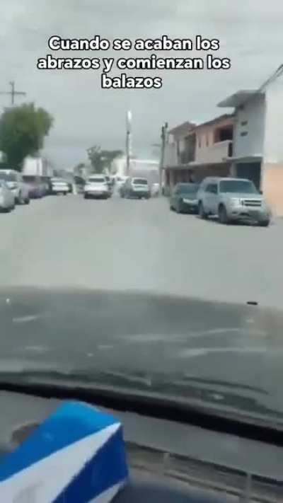 Firefight between rival cartels and police in my homestate