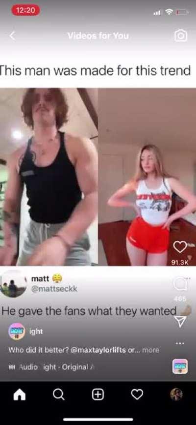 Bruh I’m not gay or anything…. But Imma go check him out for uh…. Research purposes…