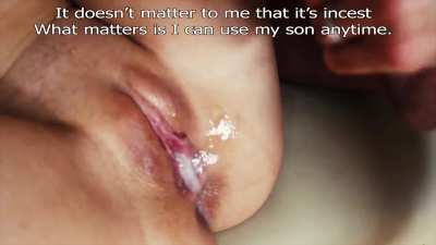 Brunette Mom Pumped and Cream pie 'd