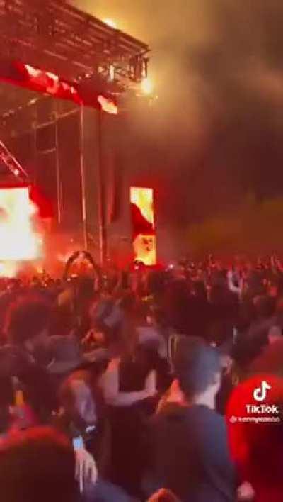 Demon Jesus gets jump kicked and moshed