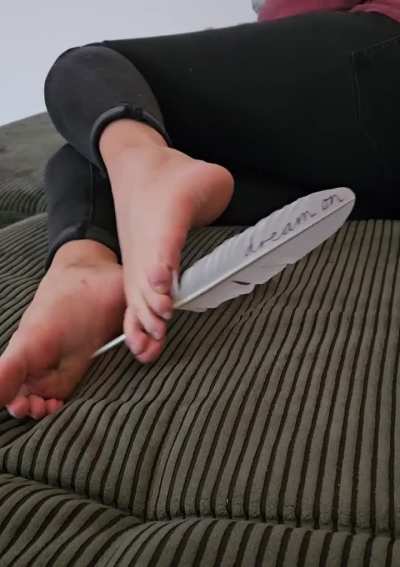 How bad do you want the feather to tickle me? 🔊