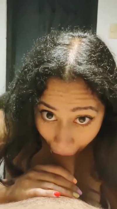 Can you see what my mouth is doing to your cock?