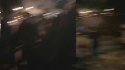 Ted Wheeler just gave a press conference and not 1 reporter asked him about this incident only about the shooting very odd considering this absolute mob chaos