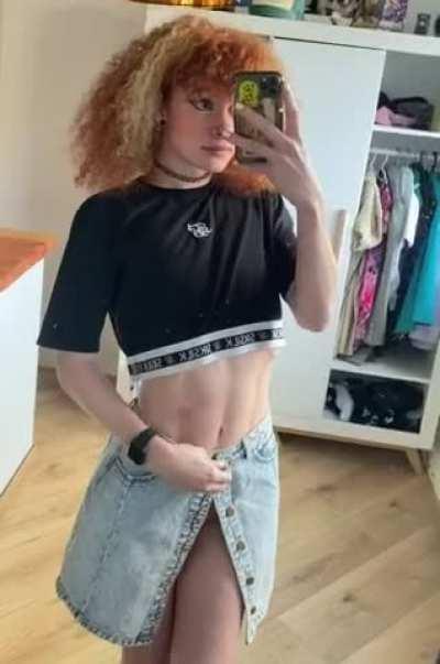 Love freeballing in a skirt outside.