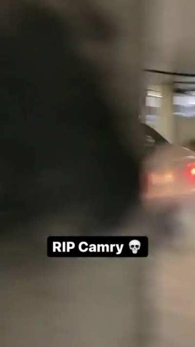 '' Drifting '' a fwd in the parking lot