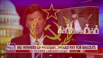 Somebody hijacked Tucker Carlson