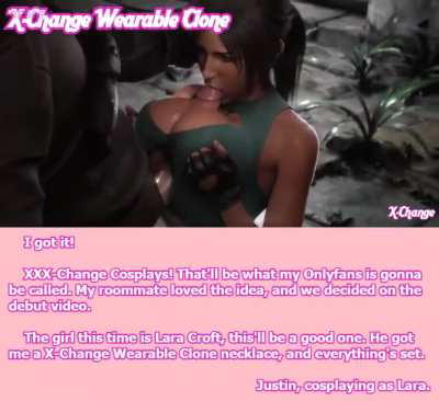 Justin, cosplaying as Lara.