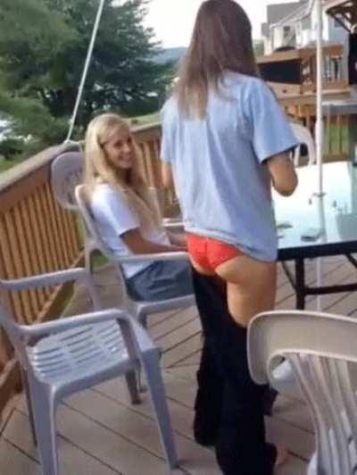 Guess she was in on the joke