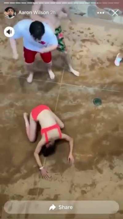 Kerfuffle at the pool