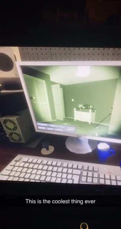 So, I’ve seen the ghost “fog” next to me several times. But I’ve never seen it on the camera before. Just happened to be watching, and I thought this was pretty cool. Anybody else see this before? 😊