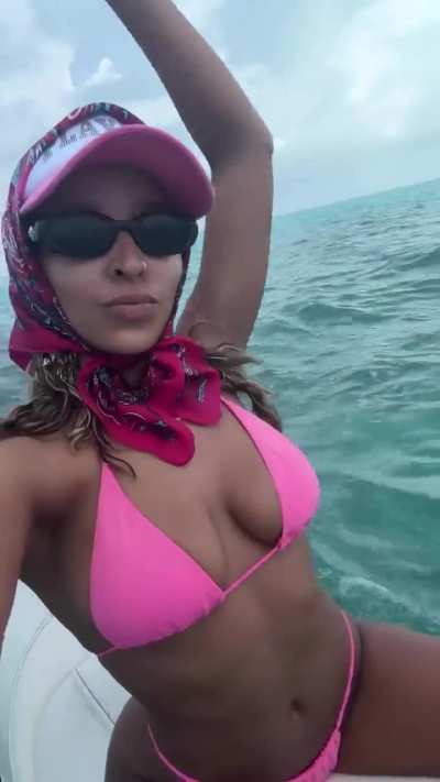 While on a jet ski | IG story 7/13/2025