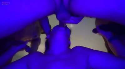 Three cocks at the same time. I’m quite the multi-tasker..