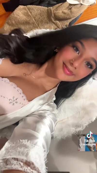 Any excuse to flaunt her tits