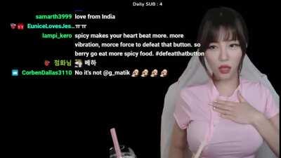 Nurse Berry got the buttons under pressure