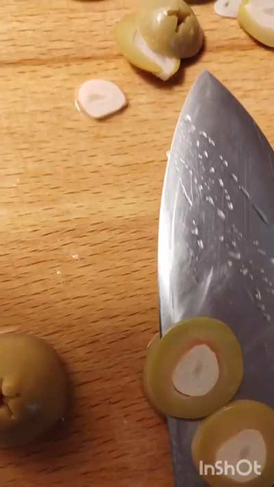 Olives vs. $3 IKEA knife.