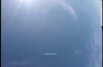 Yeeted hard, I’m assuming alive since we are watching this