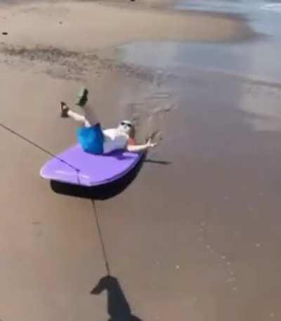 he was just chilling