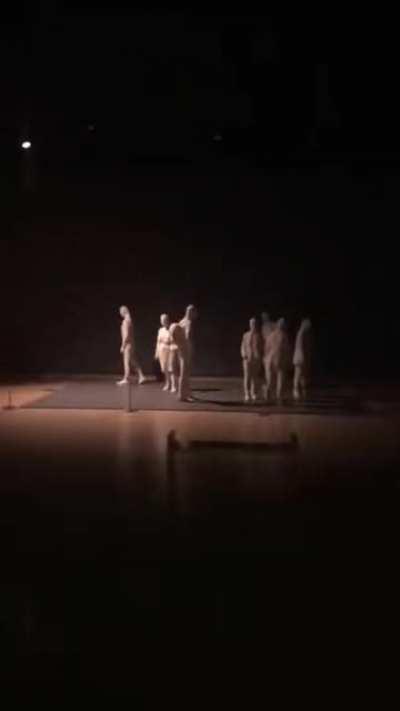 Being a janitor for an art museum..