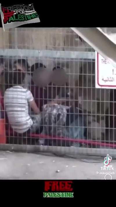 Israel kidnaps small children and puts them in a cage! 🚨🇮🇱