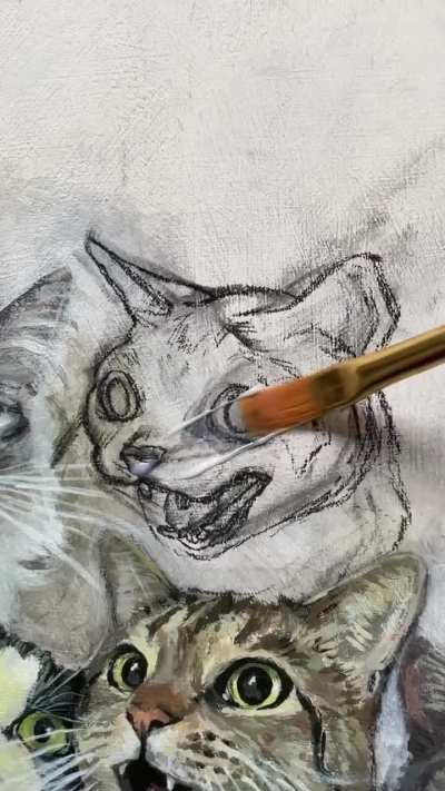 the most requested cats that I've already painted! :3