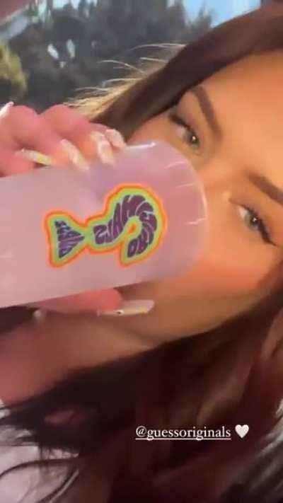 Drink vodka (IG story)