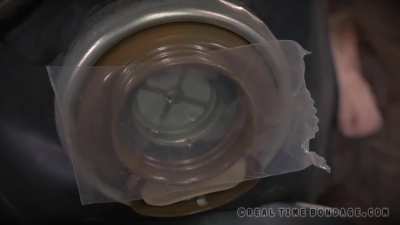 Air? What air? Oxygen is overrated these days! Stop complaining or I’ll shock your fucking rotten cunt.