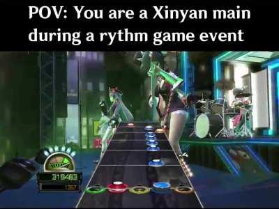 Xinyan might not be the best character, but she fits so well in Guitar Hero