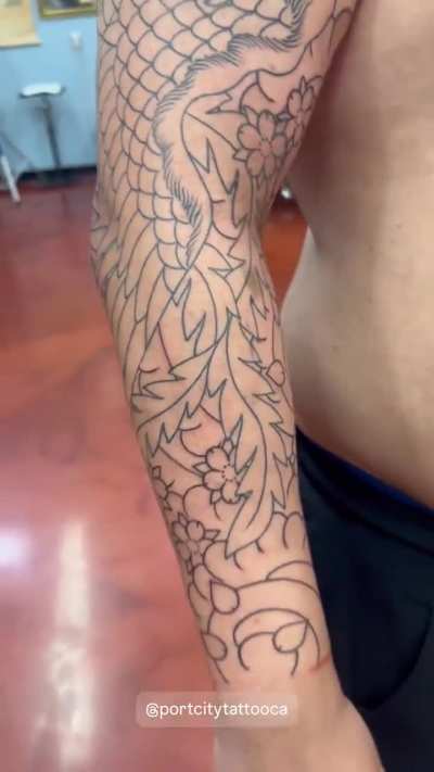 Progress update - Jack Mauk @ Port City Tattoo In Long Beach, CA