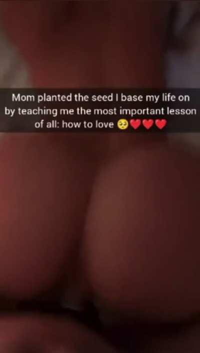 Showing mom how much I love her❤️