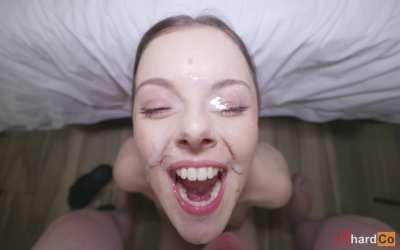 I love getting showered with big loads of cum