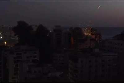 IAF airstrike demolishes building in Gaza