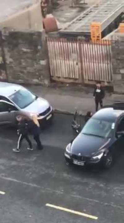 Dundalk boys having a wee go at each other