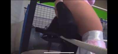 Blair Alexis with a nice humiliating stinkface