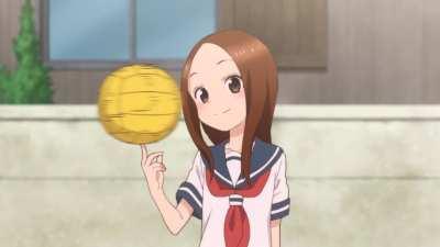 300 IQ Dodgeball [Karakai Jouzu no Takagi-san]
