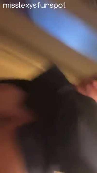 Lexy Flashes while Working