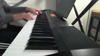 I played a jazzy piano version of the Liyue theme!