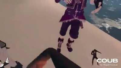 Chris terrorizes VRChat yet again