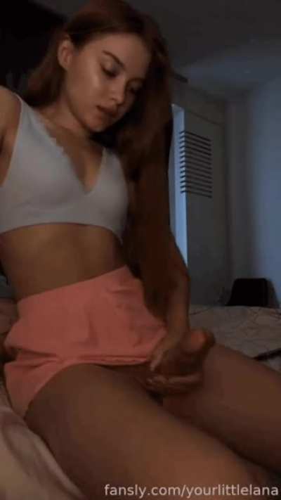 Waking up in the middle of the night finding my fem bud stroking as they look at my ass