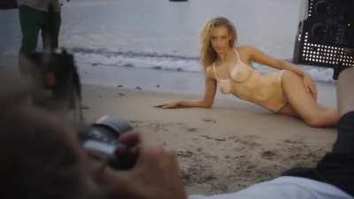Easily my favourite body paint shoot was Hannah Ferguson's