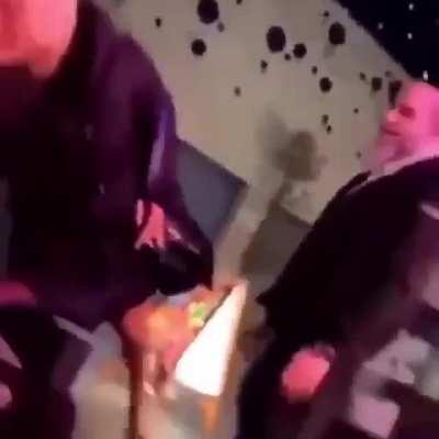 Rare defense technique caught on tape